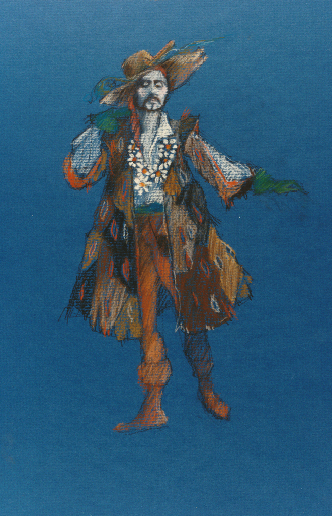 Petruchio costume sketch