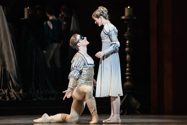 Harrison James and Heather Ogden in Romeo and Juliet