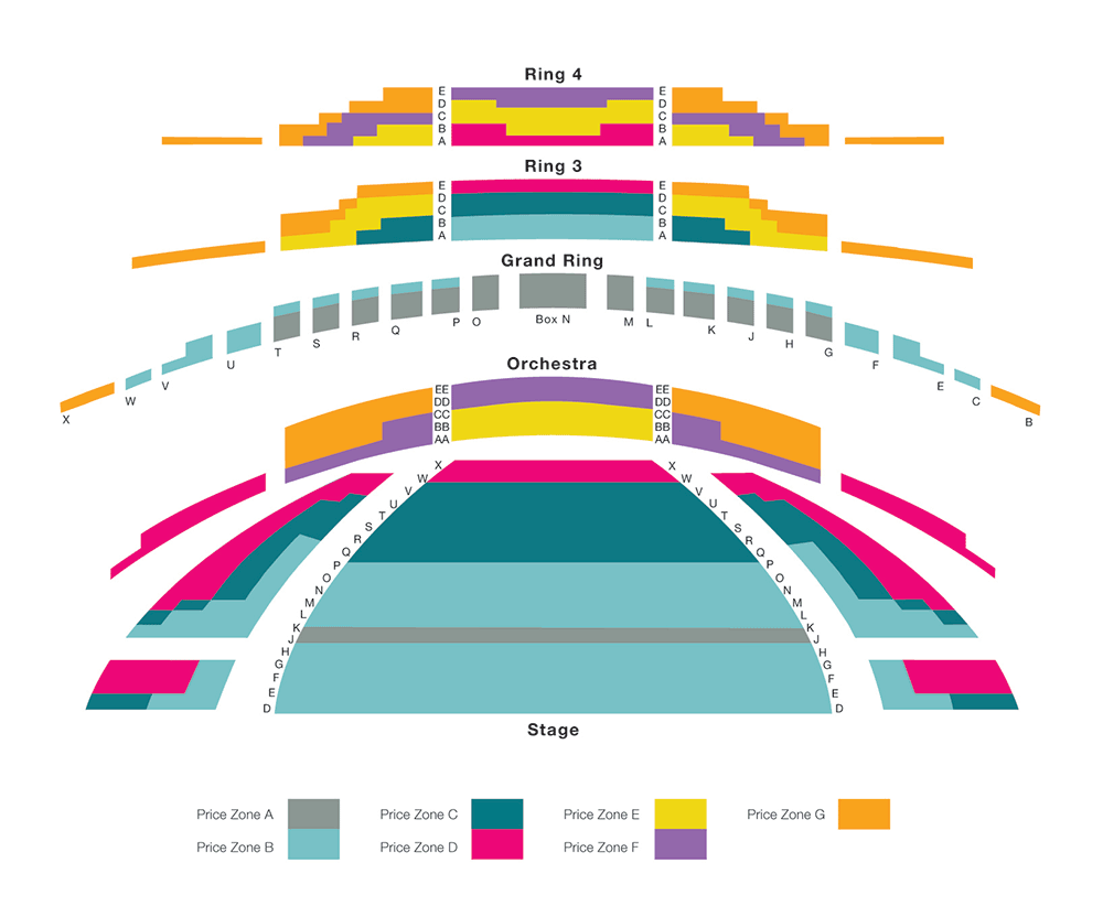 Nutcracker Seating Chart