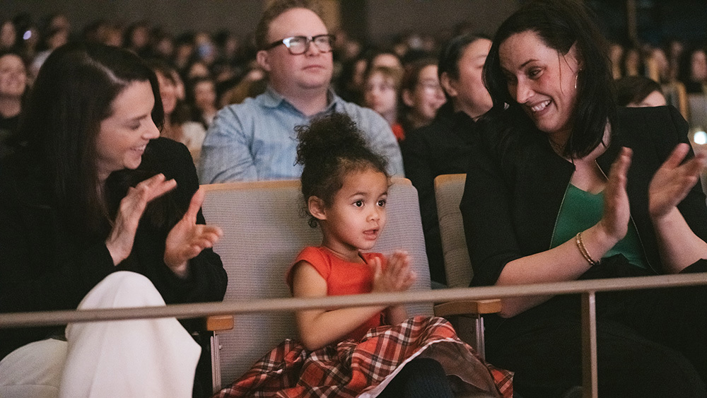 Audience members at Share the Magic.