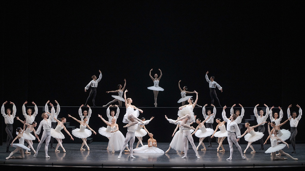 Artists of the Ballet in Suite en Blanc