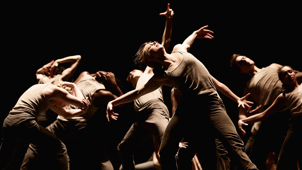 Genevieve Penn Nabity with Artists of the Ballet in Flight Pattern