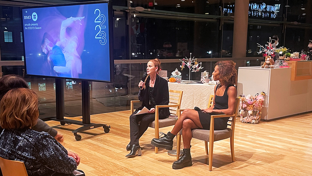 Principal Character Artist Stephanie Hutchison and Choreographer Rena Butler.