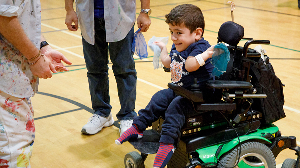 Participants at YOU dance Special Needs Workshop.