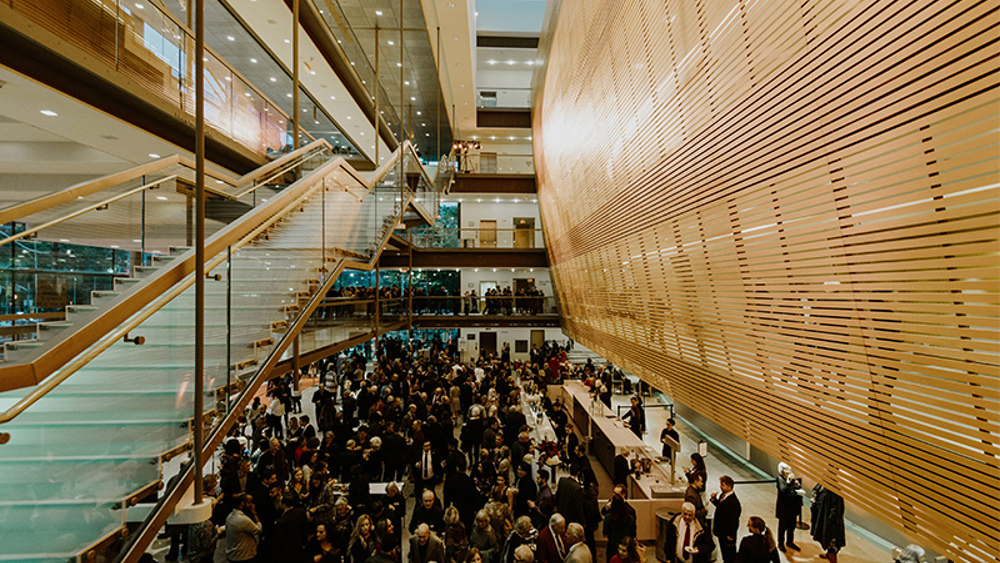 The Four Seasons Centre for the Performing Arts lobby space