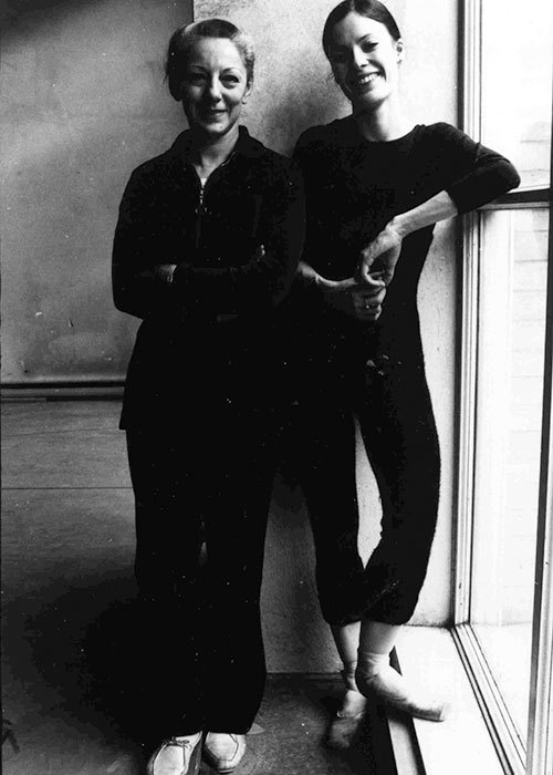 Celia Franca and Karen Kain. 