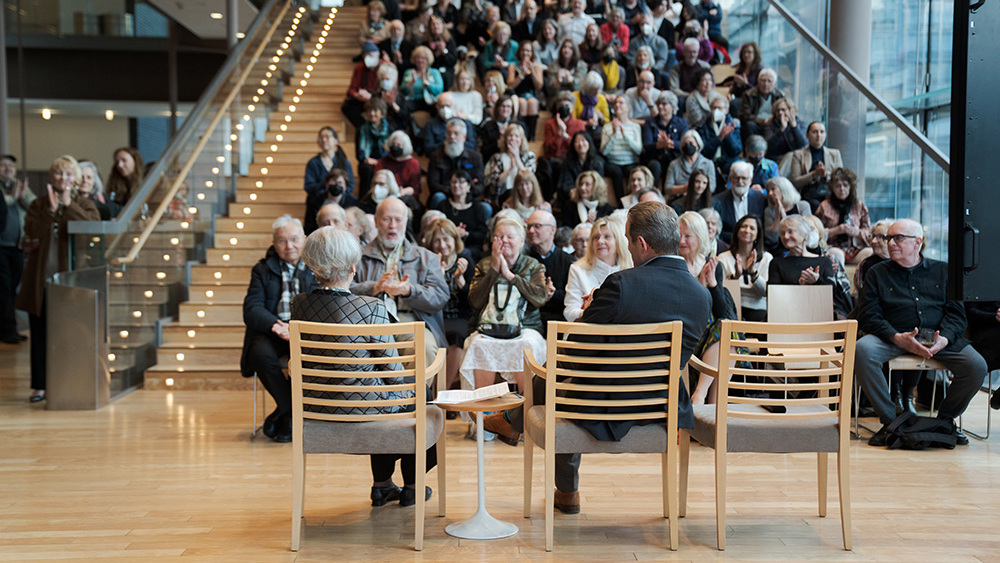 Patrons at a Ballet Talk.