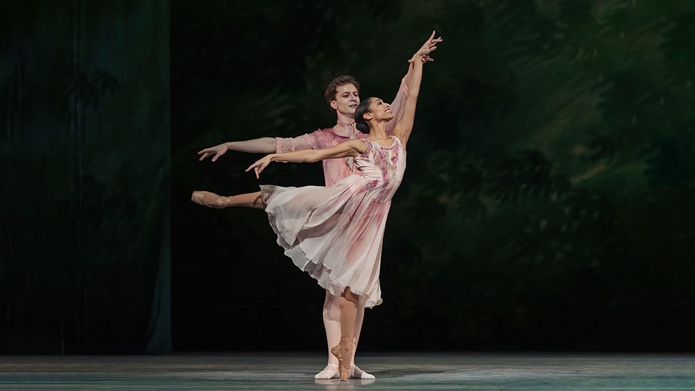 Donald Thom and Erica Lall in The Leaves are Fading