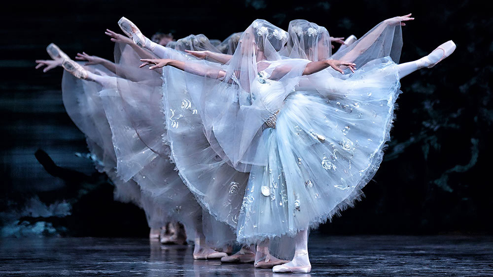 Artists of the Ballet in Giselle.