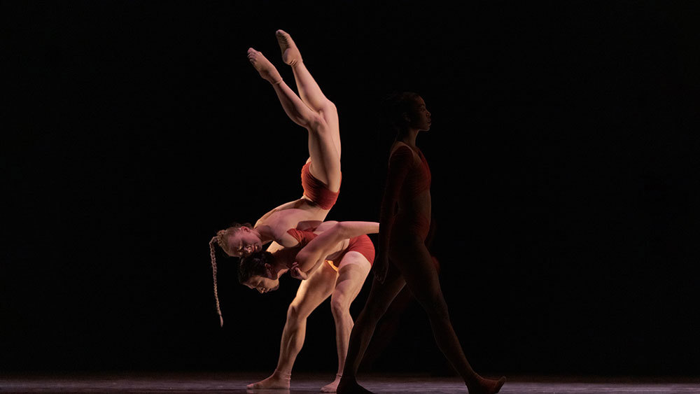 Emma Ouellet, Josh Hall and Tene Ward in Alleged Dances