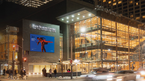 The Four Seasons Centre from the outside