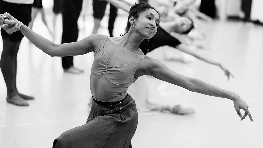 Erica Lall in rehearsal for Anna Karenina