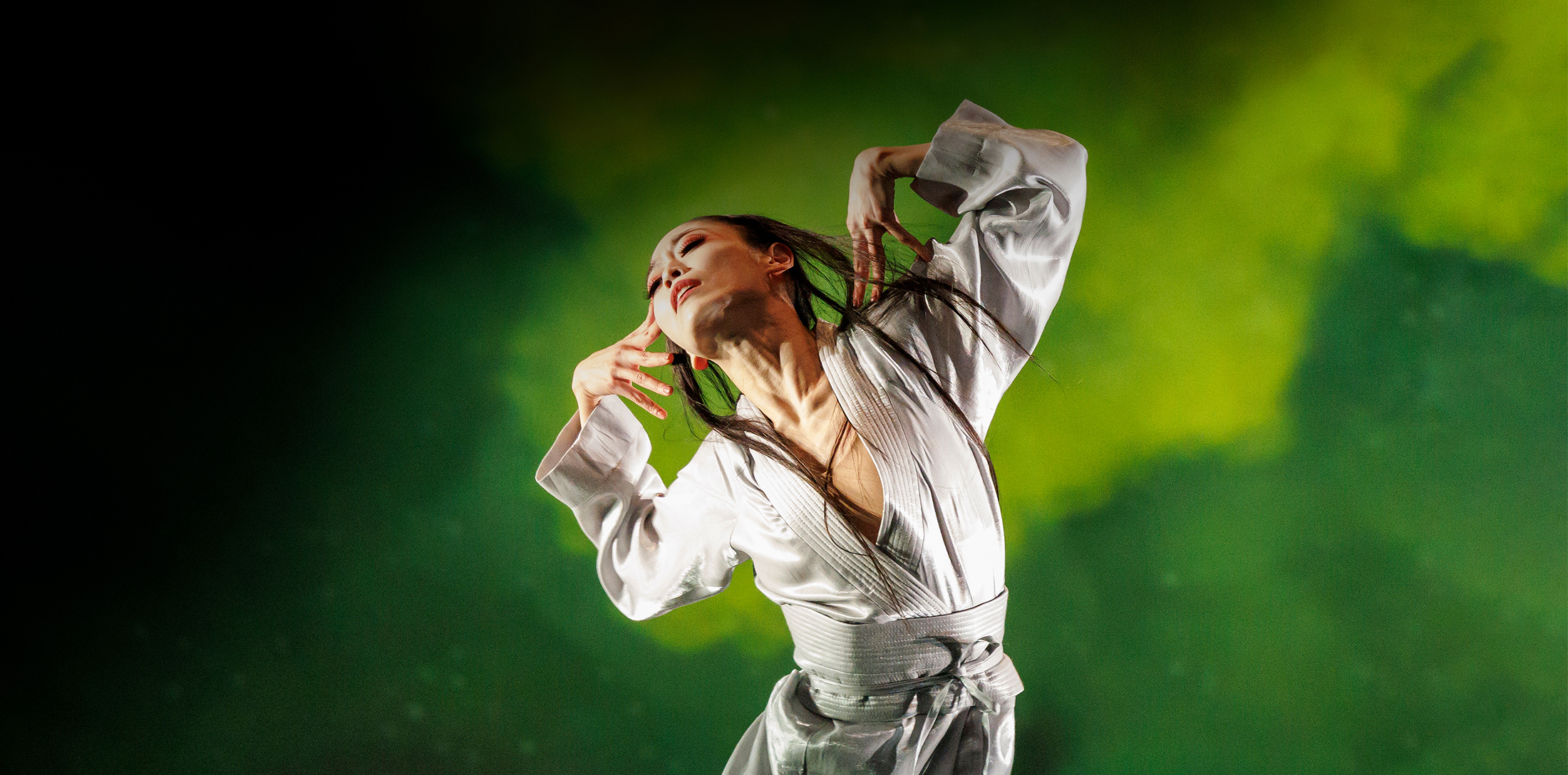Koto Ishihara in MADDADDAM. Photo by Bruce Zinger.