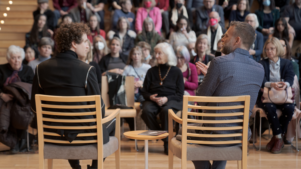 Robert Binet and John Hart leading a Ballet Talk