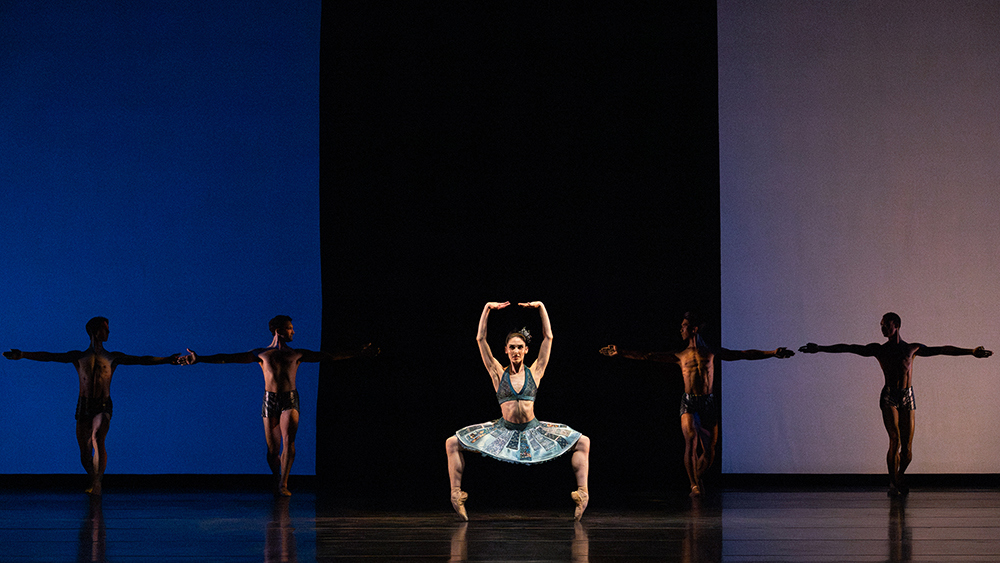 Beckanne Sisk and Artistis of Houston Ballet in Stanton Welch's Tu Tu. Photo by Lawrence Elizabeth Knox. Photo courtesy of Houston Ballet. 
