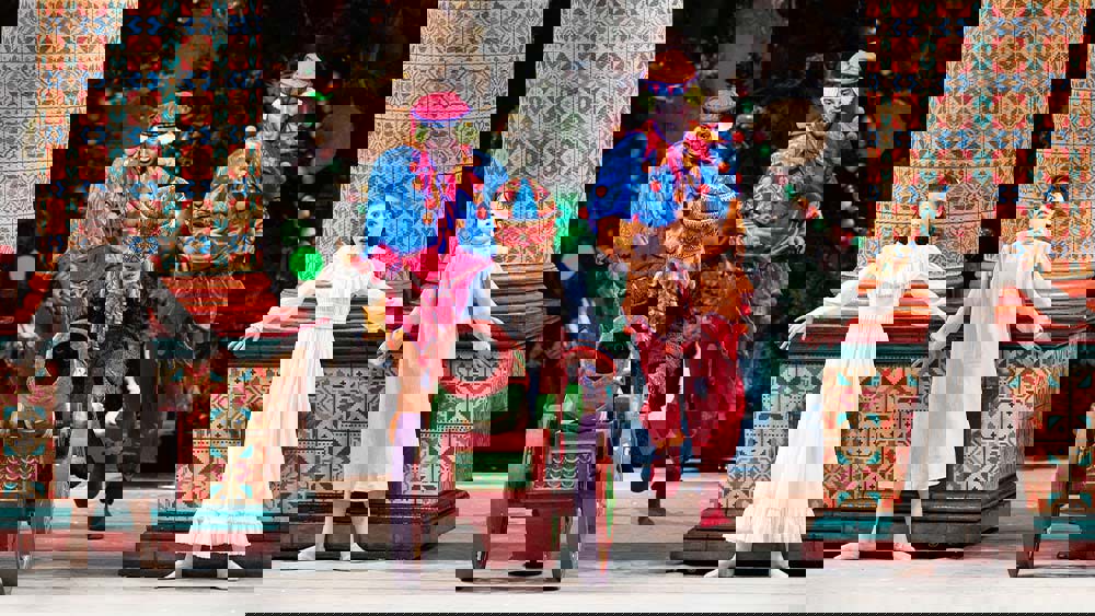 Cannon Dolls during a Nutcracker performance