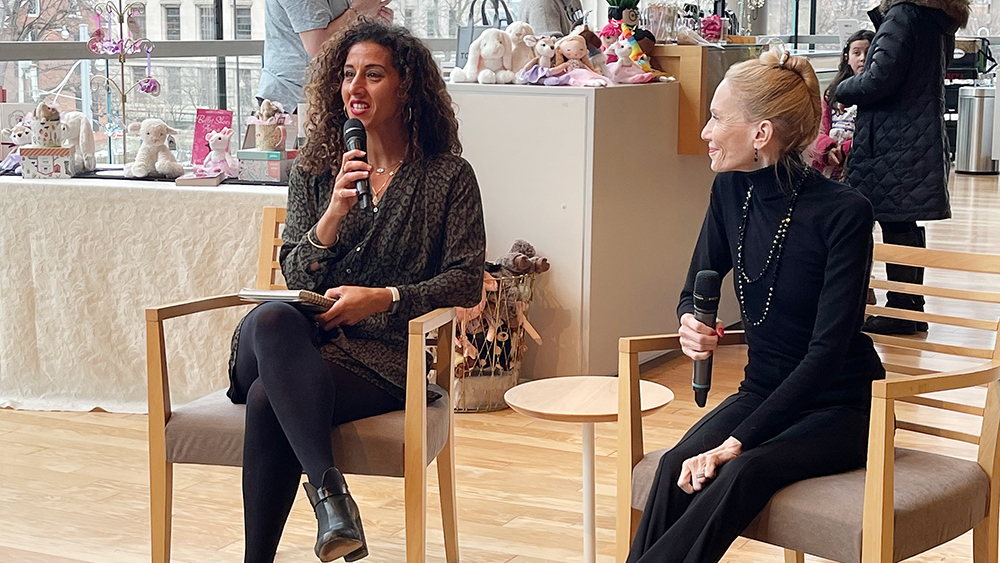 Caroline Shaheed and Guest Artist Evelyn Hart.