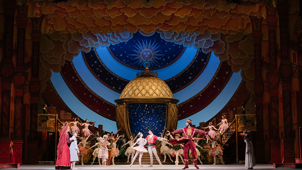 Heather Ogden and Christopher Gerty with Artists of the Ballet in The Nutcracker