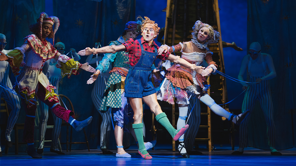 Noah Parets with Artists of the Ballet