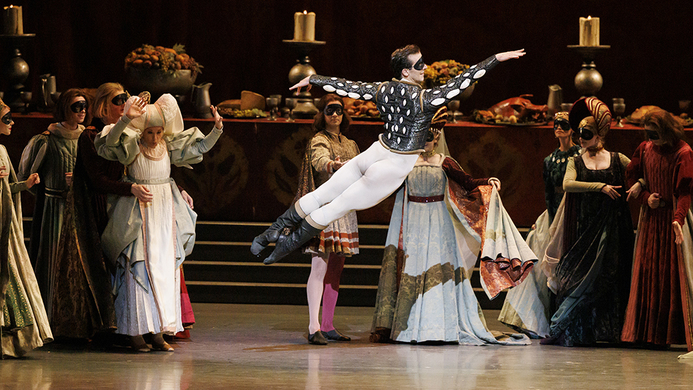 Spencer Hack in Romeo and Juliet. Photo by Bruce Zinger.