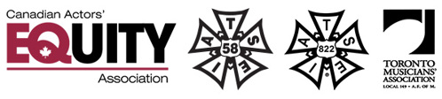 Equity IATSE and TMA logos