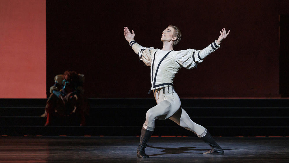 Ben Rudisin in Romeo and Juliet. Photo by Bruce Zinger. 