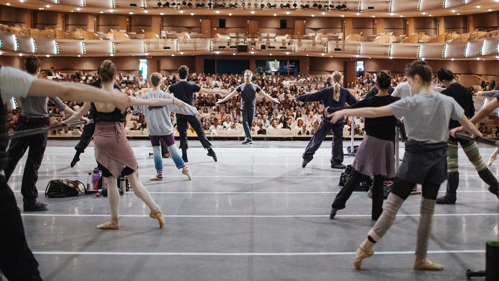 Artists of the Ballet in Company Class