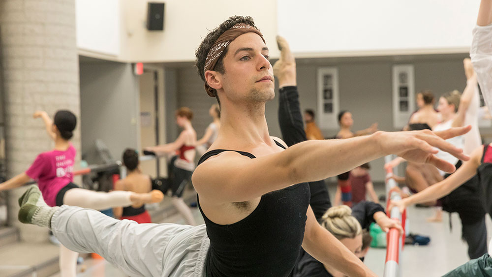 Artists of the Ballet in Company Class
