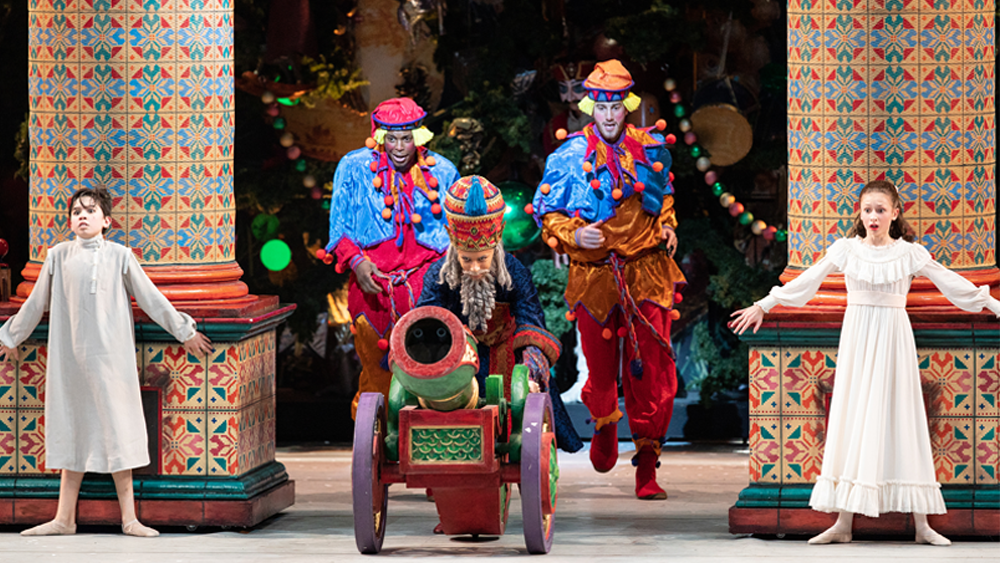 Cannon Dolls during a Nutcracker performance