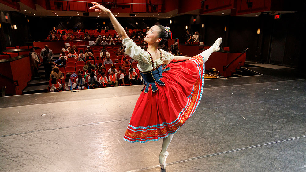 Artist of the Ballet at a YOU Dance performance
