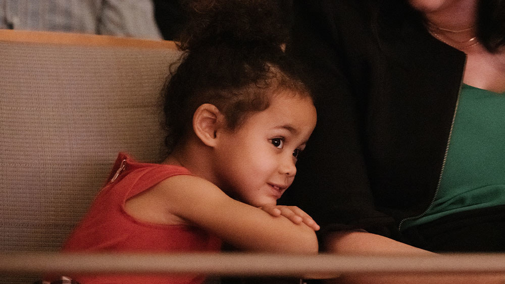 Audience Member at a Share the Magic performance